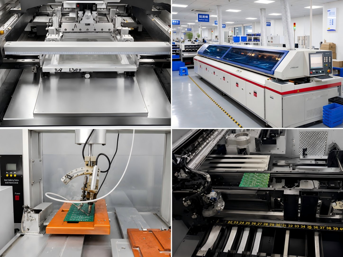SMT Production Line Collage